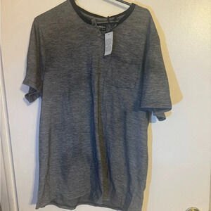 Buffalo David Bitton Grey and black casual t-shirt #mensfashion